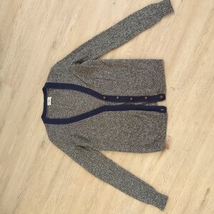 Wallace Grey Long Sleeve Wool Sweater